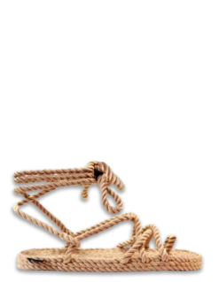 Nomadic Sandales Femme Isla Beige En Corde