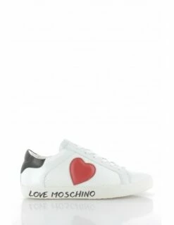 Moschino Love Baskets De Ville Femme Sneakers Casse Cuir Blanc 9 Moschino Love Baskets De Ville Femme Sneakers Casse Cuir Blanc -Hylton Magasin ja15142g1gjo110a moschino love 1