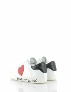 Moschino Love Baskets De Ville Femme Sneakers Casse Cuir Blanc 11 Moschino Love Baskets De Ville Femme Sneakers Casse Cuir Blanc -Hylton Magasin ja15142g1gjo110a moschino love 3