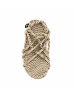 Nomadic Sandales Femme Jc Beige En Corde -Hylton Magasin jc 3