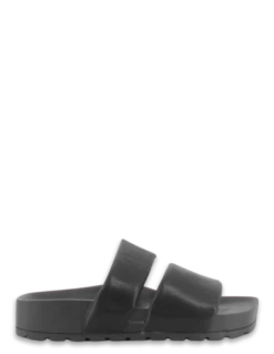 Colors Of California Claquettes Two Band Square Sole Slide Pour Femme