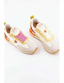 0-105 Baskets De Ville Femme Lenox Limone Jaune/blanc/orange 7 0-105 Baskets De Ville Femme Lenox Limone Jaune/blanc/orange -Hylton Magasin lenox limone 0 105 1