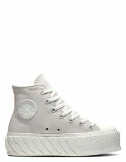 Converse Sneakers Compensées Montante Femme Lift 2x Hi Beige