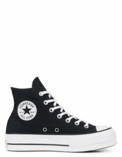 Converse Sneakers Compensées Montantes Femme Lift Hi Noir