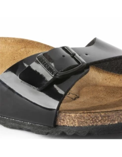 Birkenstock Claquettes Femme Madrid Noir Brillant -Hylton Magasin madrid bf patent black 3
