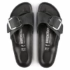 Birkenstock Claquettes Femme Madrid Cuir Noir