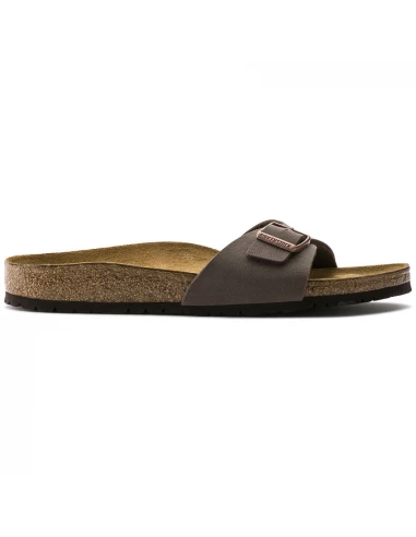 Birkenstock Claquettes Femme Madrid Cuir Noir 8 Birkenstock Claquettes Femme Madrid Cuir Noir – Image 6