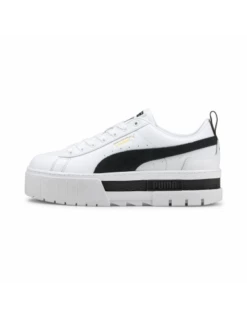 Puma Sneakers Compensées Femme Mayze Lth Cuir Blanc/noir 9 Puma Sneakers Compensées Femme Mayze Lth Cuir Blanc/noir -Hylton Magasin mayze lth wns 2