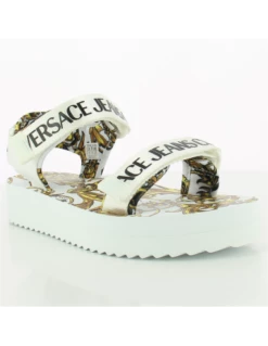 Versace Sandales Compensées Femme Miami Blanc 11 Versace Sandales Compensées Femme Miami Blanc -Hylton Magasin miami 1