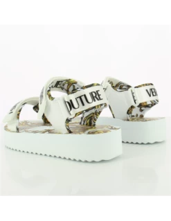 Versace Sandales Compensées Femme Miami Blanc 12 Versace Sandales Compensées Femme Miami Blanc -Hylton Magasin miami 2