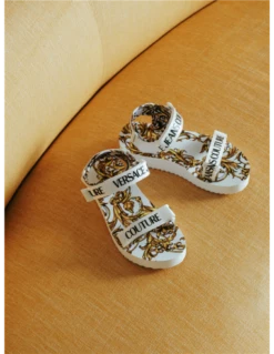 Versace Sandales Compensées Femme Miami Blanc 14 Versace Sandales Compensées Femme Miami Blanc -Hylton Magasin miami 4