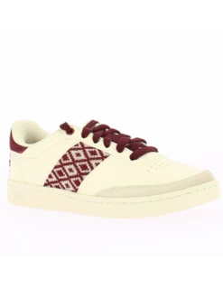 N'go Shoes Baskets De Ville Mixte Saigon Da Lat Cuir Blanc/bordeaux -Hylton Magasin ngodl n go shoes 2
