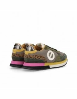 No Name Basket De Ville Femme Mia Jogger Kaki Yellow Fushia -Hylton Magasin onwl sl04 66 no name 1