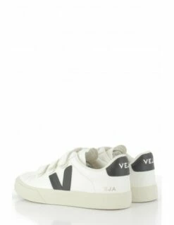 Veja Baskets De Ville Mixte Recife Logo White Black -Hylton Magasin rc0502790 veja 2