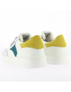 Semerdjian Baskets De Ville Femme Rio 8387 Cuir Blanc/jaune/vert/rose 8 Semerdjian Baskets De Ville Femme Rio 8387 Cuir Blanc/jaune/vert/rose -Hylton Magasin rio 8387 semerdjian 1