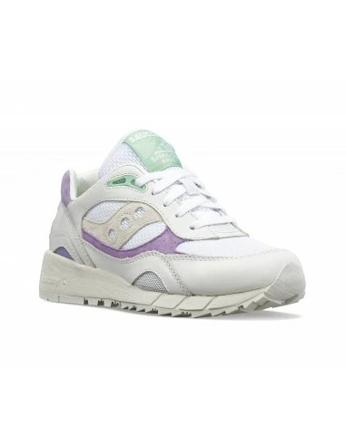 Saucony Sneakers Femme Shadow 6000 Blanc/violet/beige 5 Saucony Sneakers Femme Shadow 6000 Blanc/violet/beige – Image 3