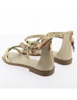 Kharisma Sandales Femme Sabi Nude Avec Foulard -Hylton Magasin sabi 3298 nude 4