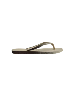 Havaianas Tongs Femme Slim Sparkle II Dorée -Hylton Magasin slim sparkle ii 11