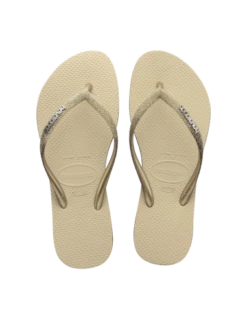Havaianas Tongs Femme Slim Sparkle II Dorée -Hylton Magasin slim sparkle ii 9