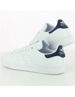 Adidas Sneakers Homme Stan Smith Vegan Blanc Bleu -Hylton Magasin stan smith 2
