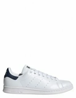 Adidas Sneakers Homme Stan Smith Vegan Blanc Bleu