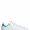 Adidas Sneakers Femme Stan Smith J Vegan Blanc Silver -Hylton Magasin stan smith j 12