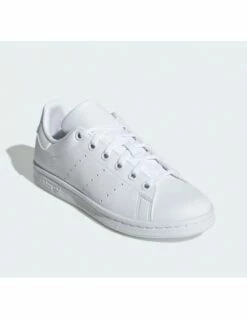 Adidas Sneakers Junior Stan Smith J Vegan Blanc -Hylton Magasin stan smith j 5