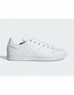 Adidas Sneakers Junior Stan Smith J Vegan Blanc -Hylton Magasin stan smith j 6