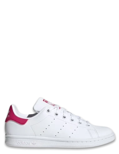 Adidas Sneakers Femme Stan Smith J Vegan Blanc Rose 3 Adidas Sneakers Femme Stan Smith J Vegan Blanc Rose