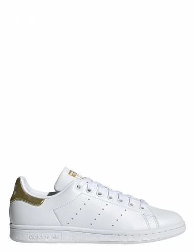 Adidas Sneakers Mixte Stan Smith W Vegan Blanc Or 3 Adidas Sneakers Mixte Stan Smith W Vegan Blanc Or