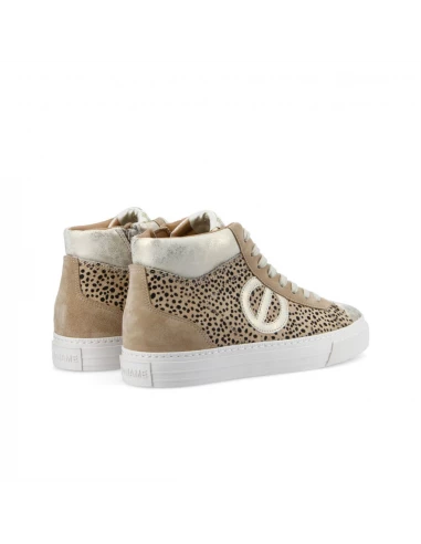 No Name Baskets De Ville Montantes Femme Strike Mid Cut Cuir Leopard/beige 5 No Name Baskets De Ville Montantes Femme Strike Mid Cut Cuir Leopard/beige – Image 3