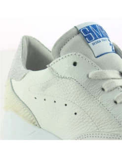 Semerdjian Baskets De Ville Femme Tany 6615 Cuir Blanc/argent -Hylton Magasin tany 6615 1