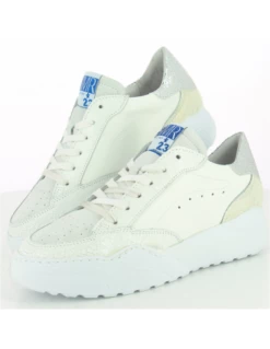 Semerdjian Baskets De Ville Femme Tany 6615 Cuir Blanc/argent -Hylton Magasin tany 6615 3