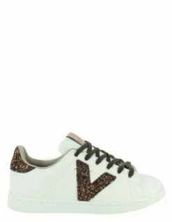 Victoria Baskets De Ville Femme Piel Vegana Blanc