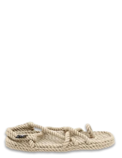 Nomadic Sandales Femme Toe Joe Beige En Corde