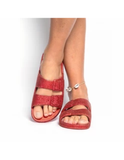 Cacatoes Claquettes Femme Trancoso Women Rouge -Hylton Magasin trancoso women 13