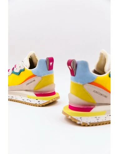 0-105 Baskets De Ville Femme Treck-up Flashy Multicolors 5 0-105 Baskets De Ville Femme Treck-up Flashy Multicolors – Image 3