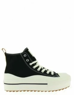 Victoria Baskets Montantes Femme Tribu Doble Lona & Piezas Noir