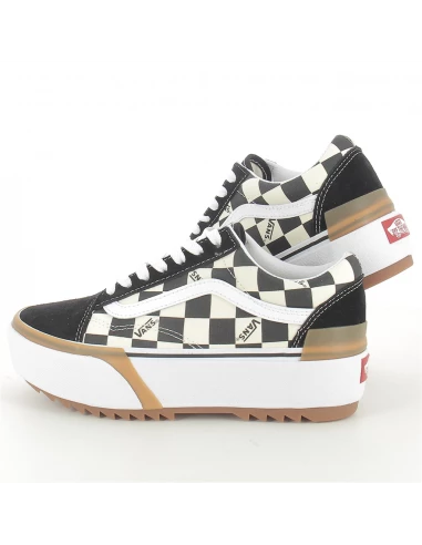 Vans Sneakers Compensées Femme Old Skool Stacked Noir Et Blanche 6 Vans Sneakers Compensées Femme Old Skool Stacked Noir Et Blanche – Image 4