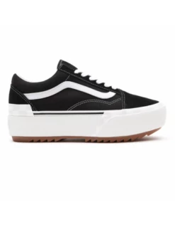 Vans Sneakers Compensées Femme Old Skool Stacked Daim Noir -Hylton Magasin ua old skool stacked 4