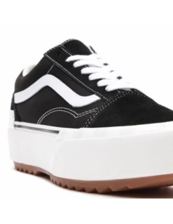 Vans Sneakers Compensées Femme Old Skool Stacked Daim Noir -Hylton Magasin ua old skool stacked 5