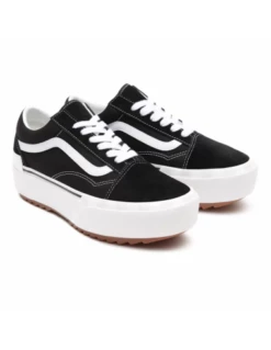 Vans Sneakers Compensées Femme Old Skool Stacked Daim Noir -Hylton Magasin ua old skool stacked 6