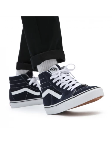 Vans Sneakers Montantes Mixte Sk8-hi Daim Noir 6 Vans Sneakers Montantes Mixte Sk8-hi Daim Noir – Image 4