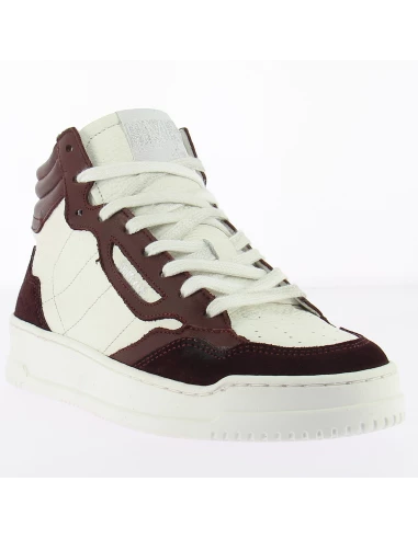 Semerdjian Baskets Montantes Femme Vale 8407 Cuir Blanc/bordeaux 5 Semerdjian Baskets Montantes Femme Vale 8407 Cuir Blanc/bordeaux – Image 3