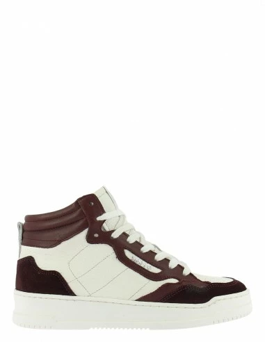 Semerdjian Baskets Montantes Femme Vale 8407 Cuir Blanc/bordeaux 3 Semerdjian Baskets Montantes Femme Vale 8407 Cuir Blanc/bordeaux