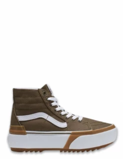 Vans Sneakers Compensées Femme Ua Sk8-hi Tapered Stacked C Marron