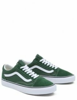 Vans Sneakers Mixte Ua Old Skool Cthr Dkgrn Daim Vert -Hylton Magasin vn0005uf6qu vans 2