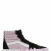 Vans Sneakers Montantes Femme Ua Sk8-hi Flame Dkgrn Daim Rose/noir -Hylton Magasin vn0005ujllc vans