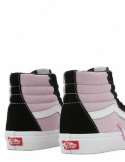 Vans Sneakers Montantes Femme Ua Sk8-hi Flame Dkgrn Daim Rose/noir -Hylton Magasin vn0005ujllc vans 3