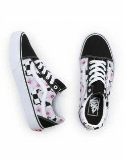 Vans Sneakers Femme Old Skool Hibi Noir/fleur -Hylton Magasin vn0007ntbm8 vans 1